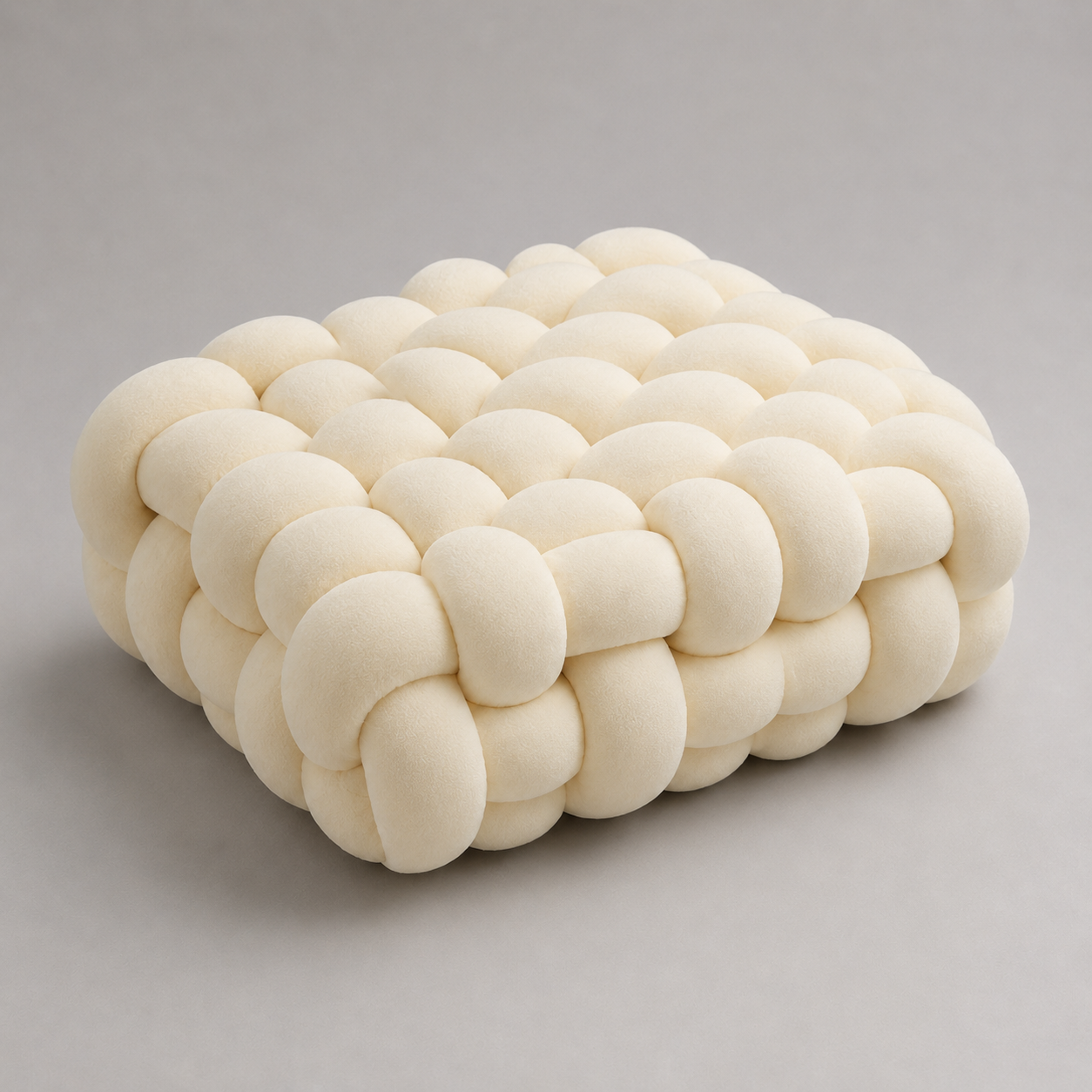 Woven Knot Floor Cushion detail