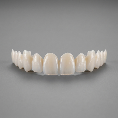 Biocompatible Silicone Denture Set - front view
