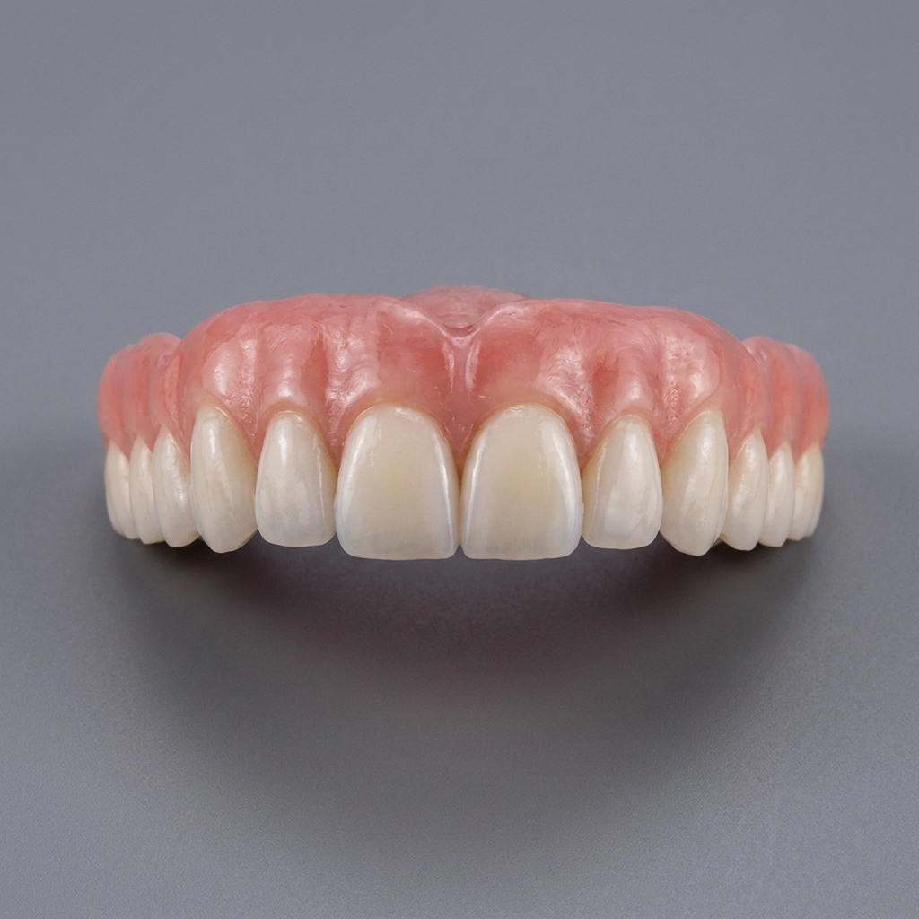 Biocompatible Silicone Denture Set - top view