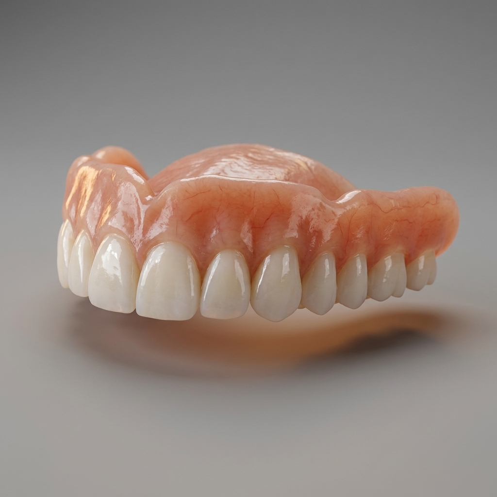 Biocompatible Silicone Denture Set - angle view