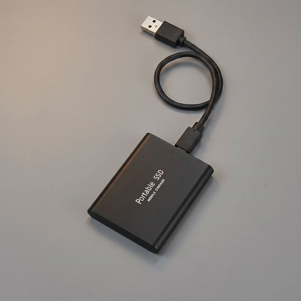 Portable SSD External Drive 128GB - top view