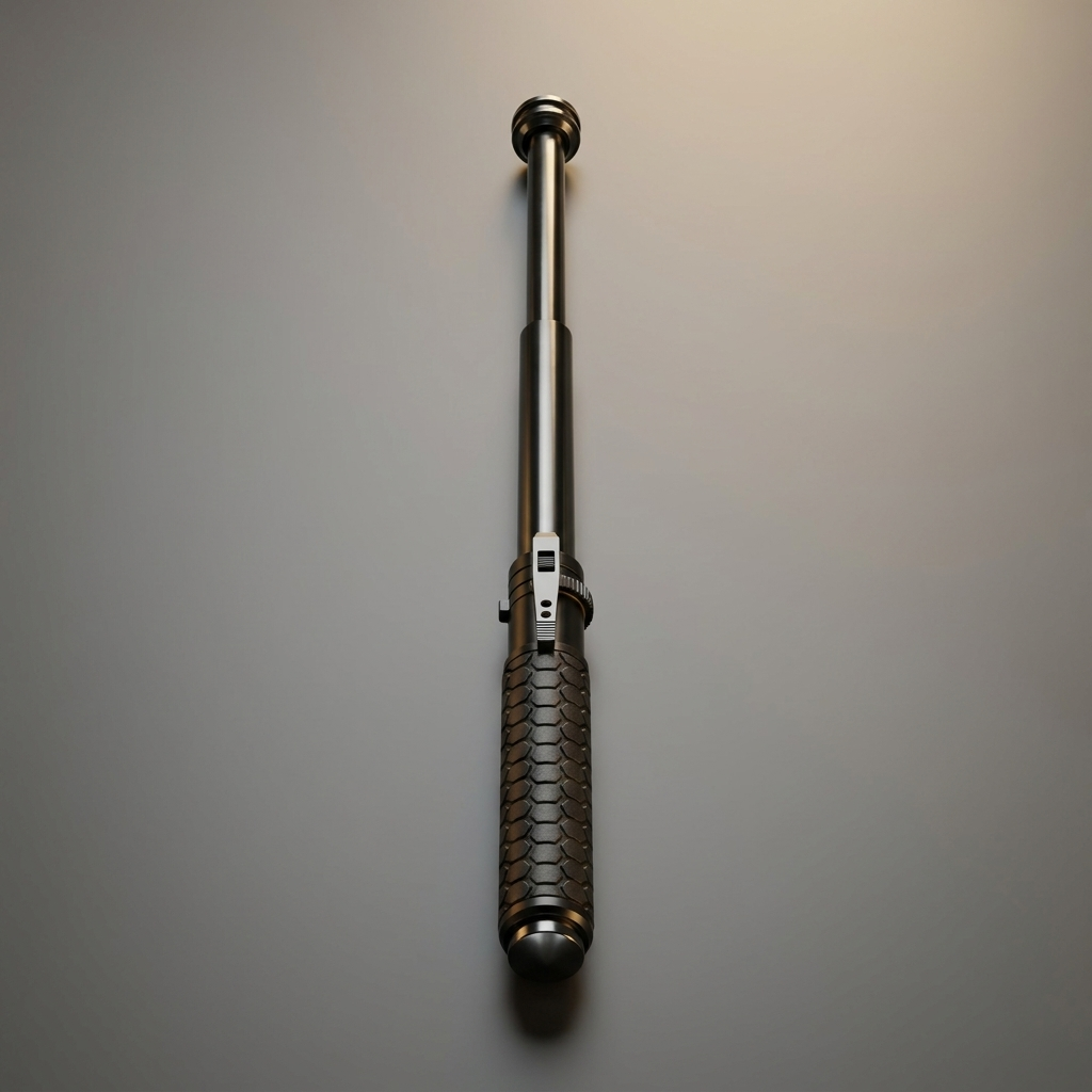 Automatic Self-Defense Walking Stick - top view