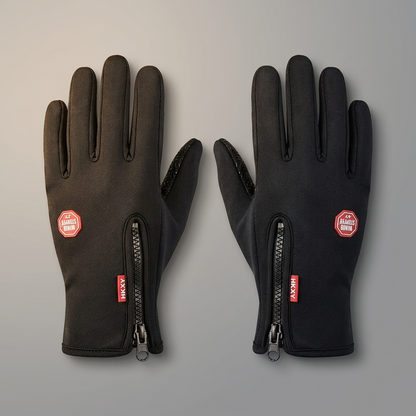 Heated Touchscreen Winter Gloves - top view