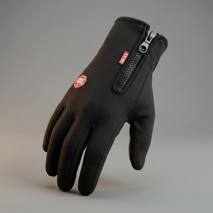 Heated Touchscreen Winter Gloves - angle view