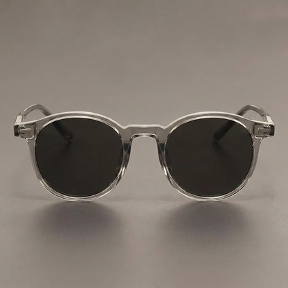 Round Tortoiseshell Sunglasses - front view