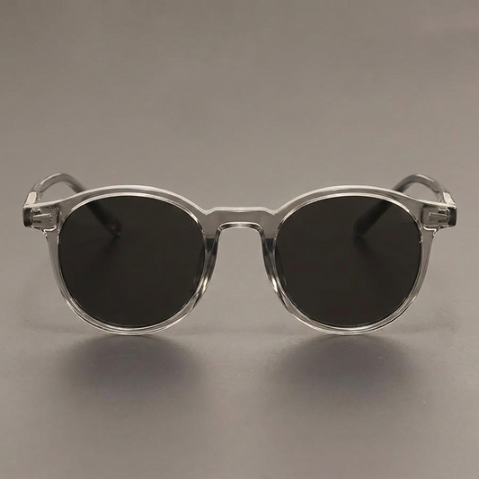 Round Tortoiseshell Sunglasses - front view