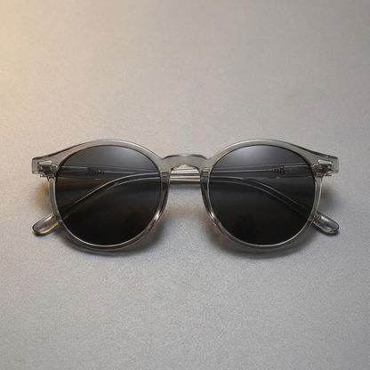 Round Tortoiseshell Sunglasses - top view