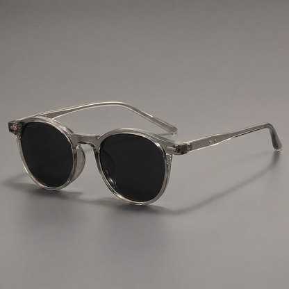 Round Tortoiseshell Sunglasses - angle view