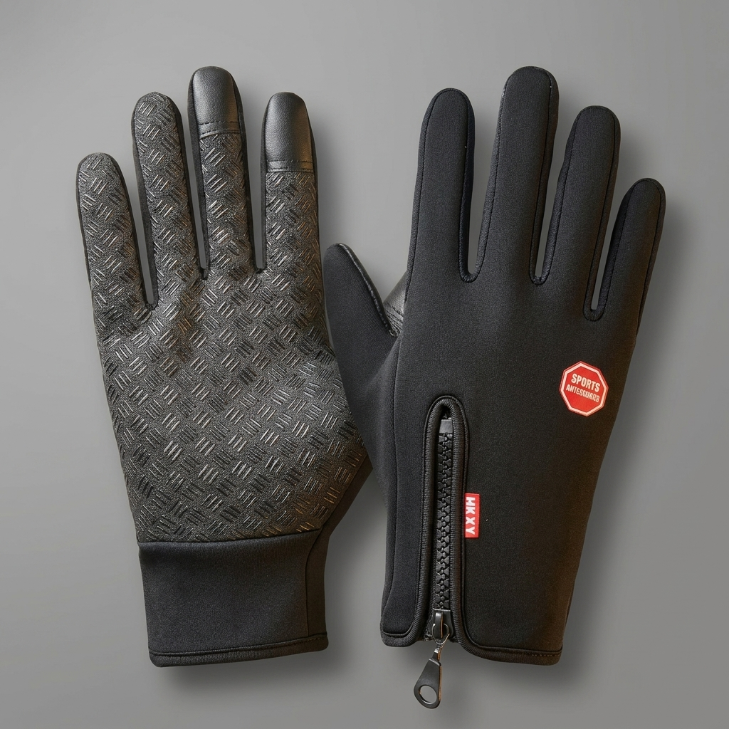 Grip-Tech Waterproof Winter Gloves - top view
