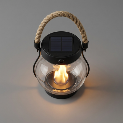 Fire Seed Solar Rope Lantern - top view