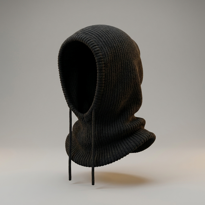 Classic Cashmere Knit Beanie - angle view