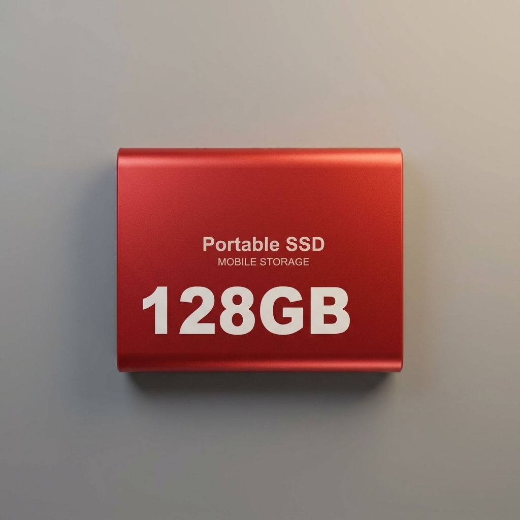 DataSprint External SSD 128GB USB-C - top view